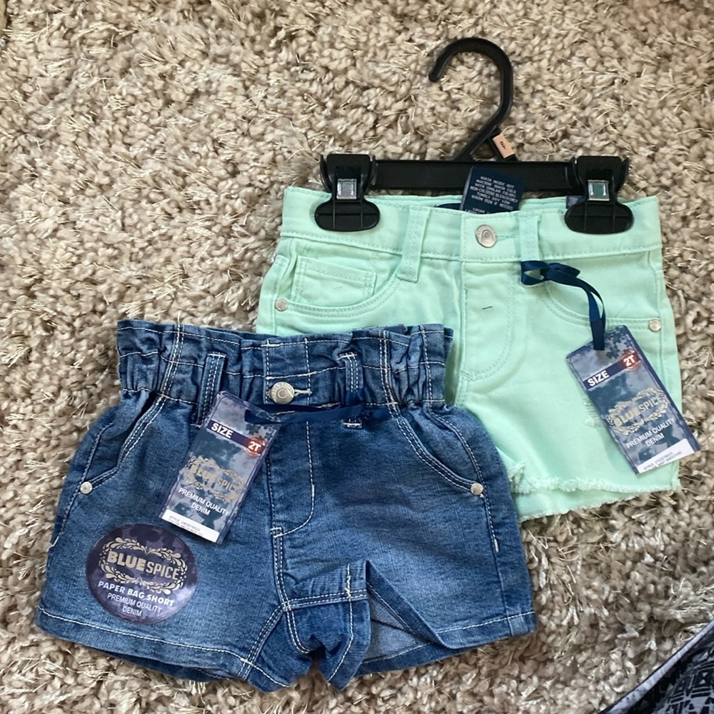 Blue Spice 2T blue Jean and sea foam color